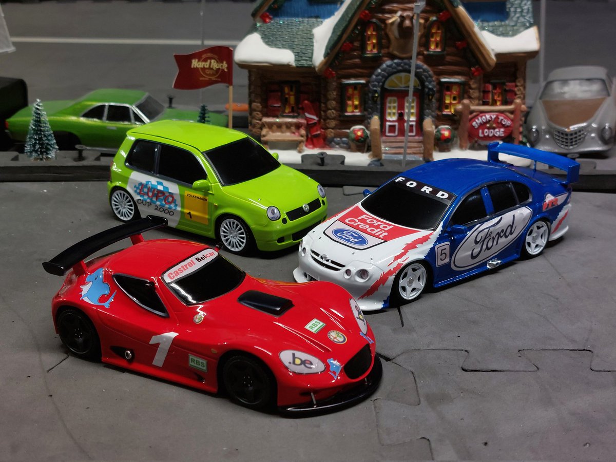 When I actually take the time to make dedicated wheels and chassis for my cars.... they do look a lot better.