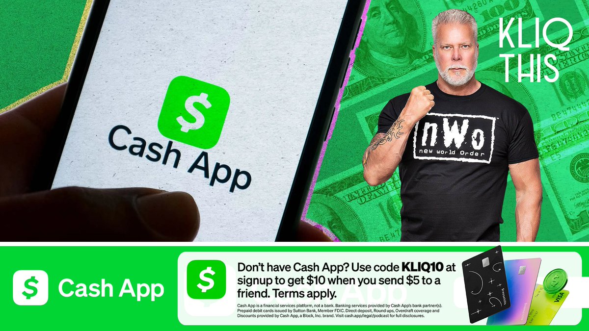 KliqThisPodcast's tweet image. Download @CashApp Today: capl.onelink.me/vFut/3v6om02z #CashAppPod *Referral Reward Disclaimer: As a Cash App partner, I may earn a commission when you sign up for a Cash App account.