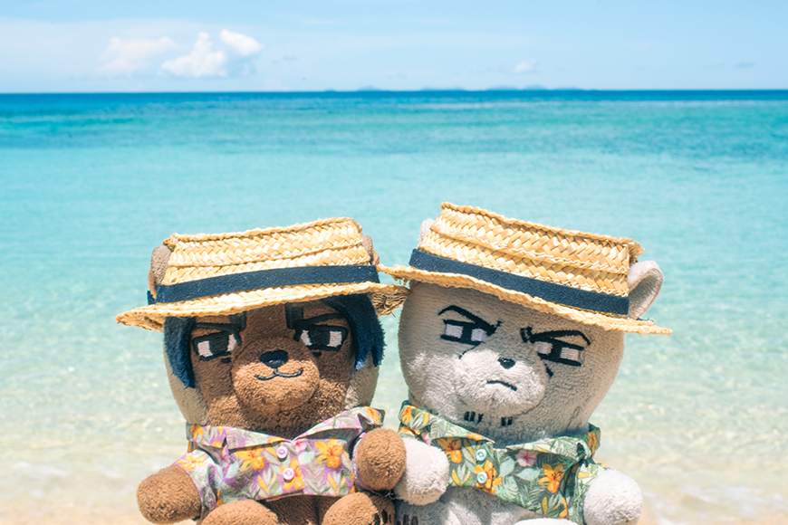 nui_and_photo's tweet image. 鹿児島県の与論島に来ました🏝

麦わら帽子をGETした鯉月ふぉぜ
ヤドカリを観察する鯉月ふぉぜ
美しい海でバカンスする鯉月ふぉぜ

与論の海ほんとうに綺麗！！ずっと来たかったのでとても嬉しい　麦わら帽子は私が作ったのでガタついておりますが😅😅😅似合うねふぉぜちゃん👒