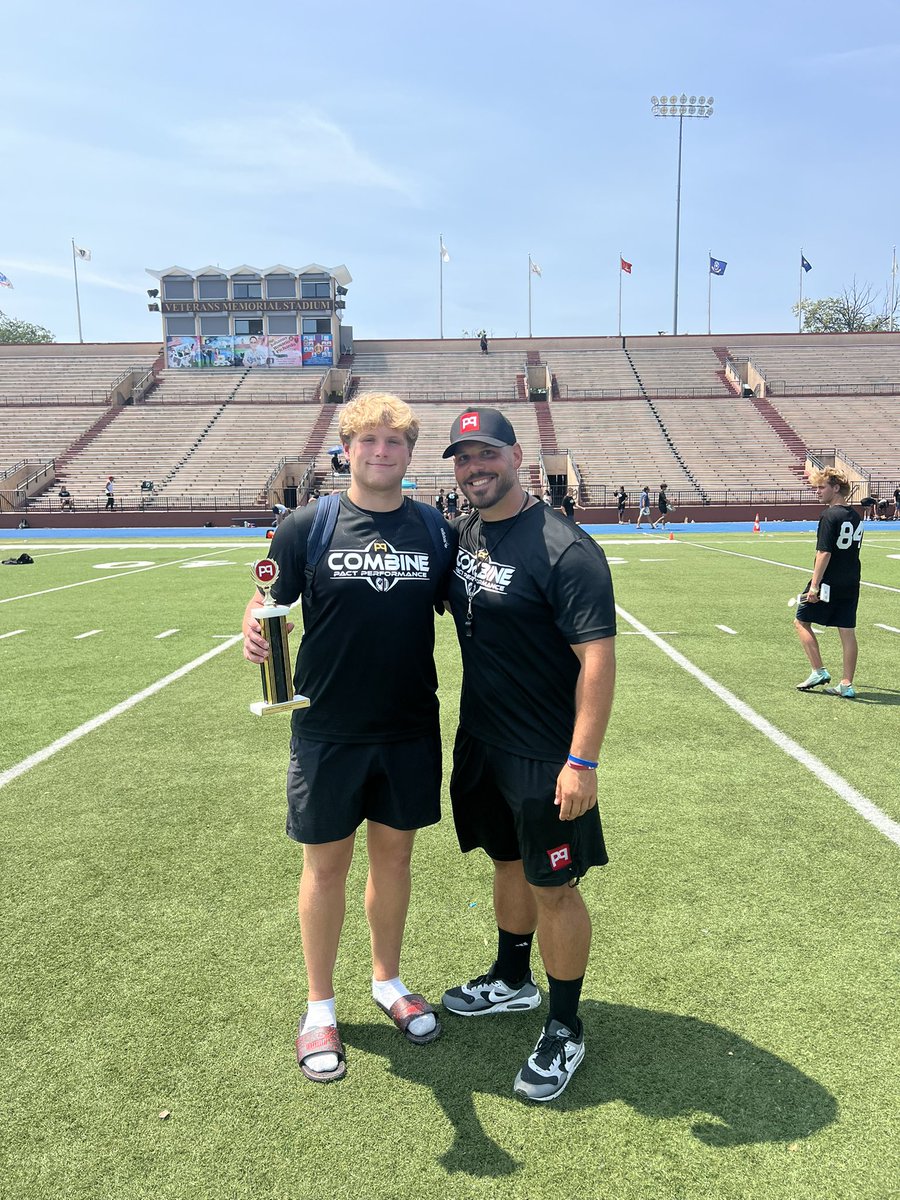 Pact Performance (@pactperformance) on Twitter photo Congrats to <a href="/kpwarriors/">King Philip Football</a> Linebacker <a href="/king_tallan/">Tallan King</a> for making the trip to <a href="/PactPerformance/">Pact Performance</a> 6th Annual Combine and Skills Challenge.
Tallan took home the Linebacker Skills Challenge award today! He will also receive a PactPerformance Player Profile for competing in all of our Congrats to <a href="/kpwarriors/">King Philip Football</a> Linebacker <a href="/king_tallan/">Tallan King</a> for making the trip to <a href="/PactPerformance/">Pact Performance</a> 6th Annual Combine and Skills Challenge.
Tallan took home the Linebacker Skills Challenge award today! He will also receive a PactPerformance Player Profile for competing in all of our