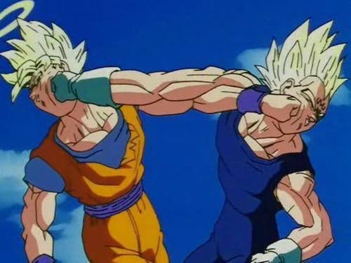 Yuluga's tweet image. El mejor combate sin duda y puro Dragon Ball Goku Vs Vegeta, a sido Mazza Vs Viruzz