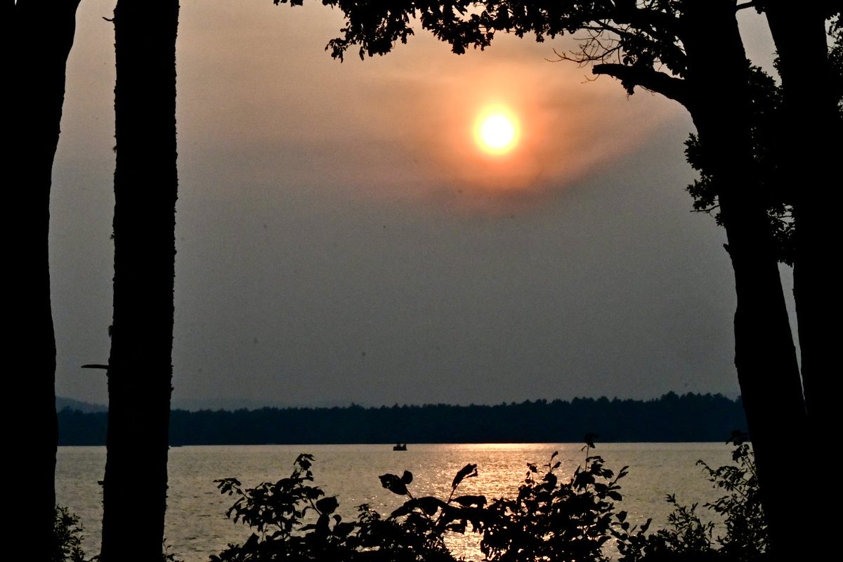 gregg28's tweet image. Smoky skies tonight