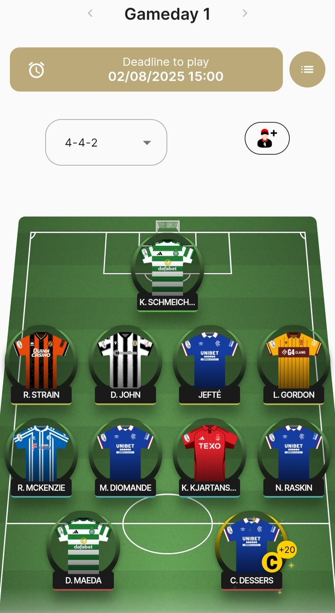 scottishkits2's tweet image. Fancy a crack at our scottish fantasy league in? Code is KXXYF fantasy.spfl.co.uk/#/site/pages/f…