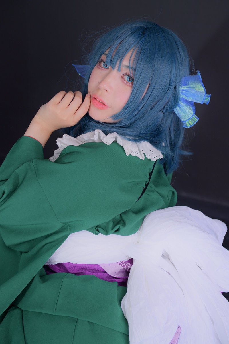 akaiwashi4's tweet image. 7/20 東方蒼髪併せ
衣装映えもポージングも素敵です
😆👍
わかさぎ姫
モデル: 市ヶ谷ちるる(@chiruru_ruru_ru )様
#0720東方青髪併せ #東方Projectᅠᅠᅠᅠ
#コスプレ撮影 #cosplayergirls