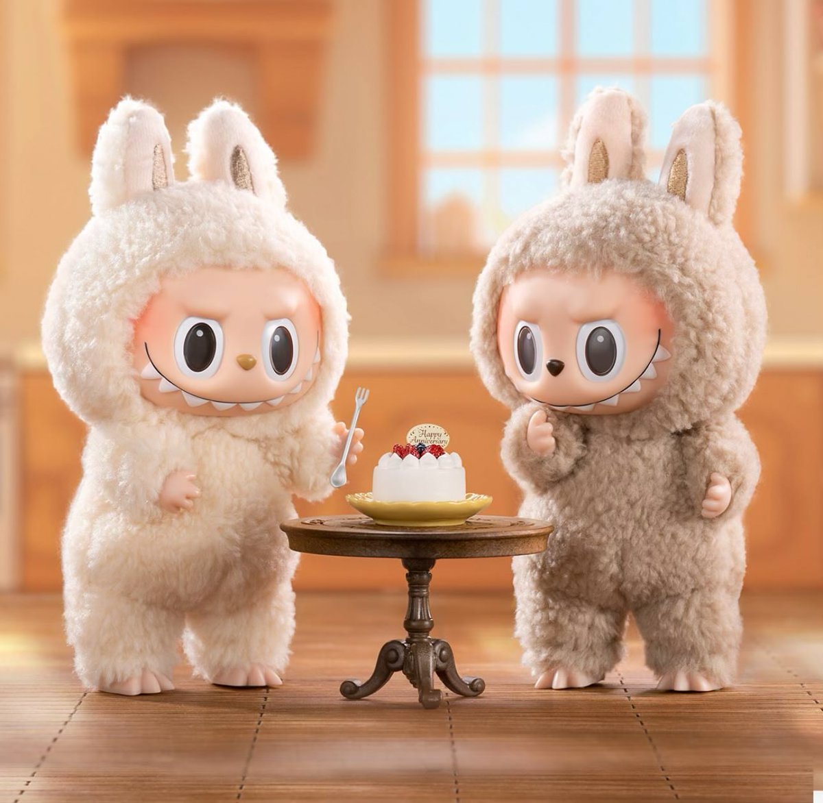 art_pleb's tweet image. my wine aunt SIL just came over and hooked my daughter on labubu 

wtf is this