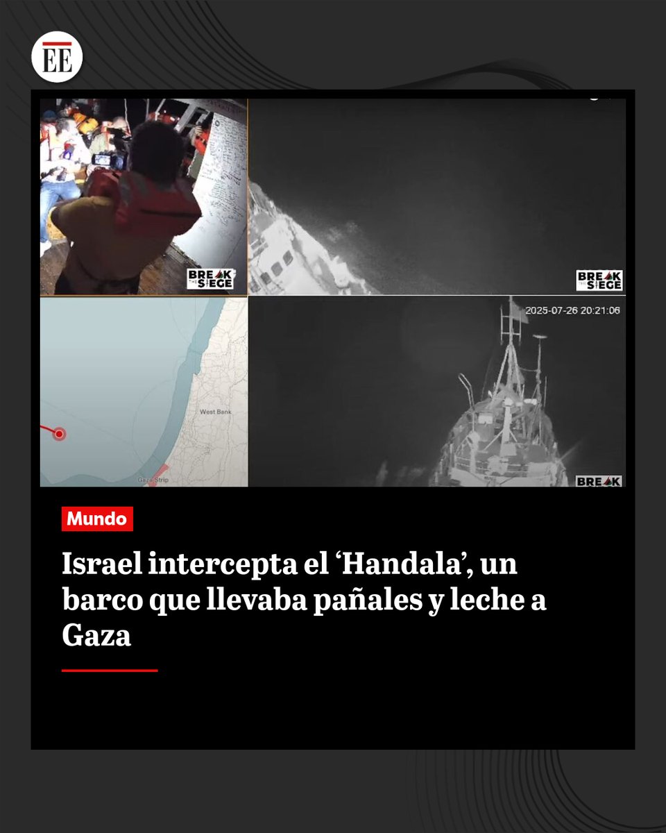 #EE | Israel bloqueó otro barco que llevaba un cargamento de ayuda humanitaria urgente para los palestinos en Gaza. Estos son los detalles.
ok.me/bfSM1 👈🔗