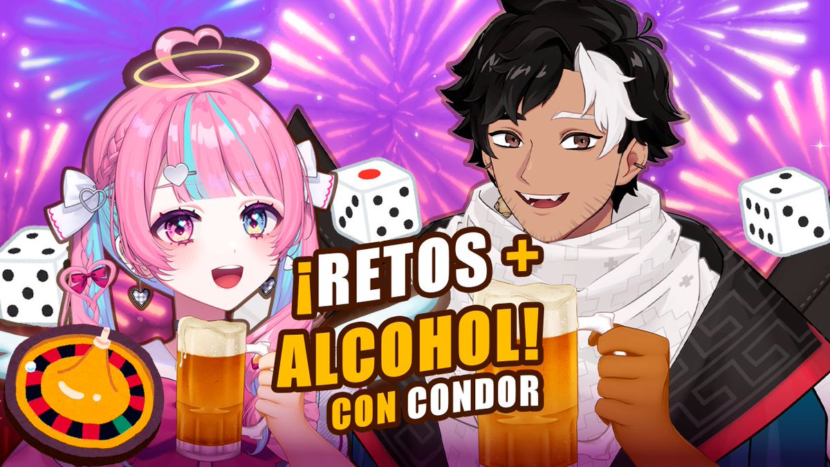 Kanon Moe 💘 Vtuber (@_moekanon_) on Twitter photo ¡RETOS + ALCOHOL!
Con <a href="/CondorVT/">Cóndor ⛰️☕ Barista-Shamán</a>
Tenemos soju fall guys y MUCHAS PREGUNTAS INCÓMODAS, esto podría ponerse muy divertido 😉.
🎯 Horarios:
18:30 🇲🇽
19:30 🇨🇴/🇪🇨/🇵🇪
21:30 🇦🇷/🇨🇱
🔗 Enlaces:
🎥 Twitch: twitch.tv/moekanon
🎥 YouTube: youtube.com/live/uzdfNVci9… ¡RETOS + ALCOHOL!
Con <a href="/CondorVT/">Cóndor ⛰️☕ Barista-Shamán</a>
Tenemos soju fall guys y MUCHAS PREGUNTAS INCÓMODAS, esto podría ponerse muy divertido 😉.
🎯 Horarios:
18:30 🇲🇽
19:30 🇨🇴/🇪🇨/🇵🇪
21:30 🇦🇷/🇨🇱
🔗 Enlaces:
🎥 Twitch: twitch.tv/moekanon
🎥 YouTube: youtube.com/live/uzdfNVci9…