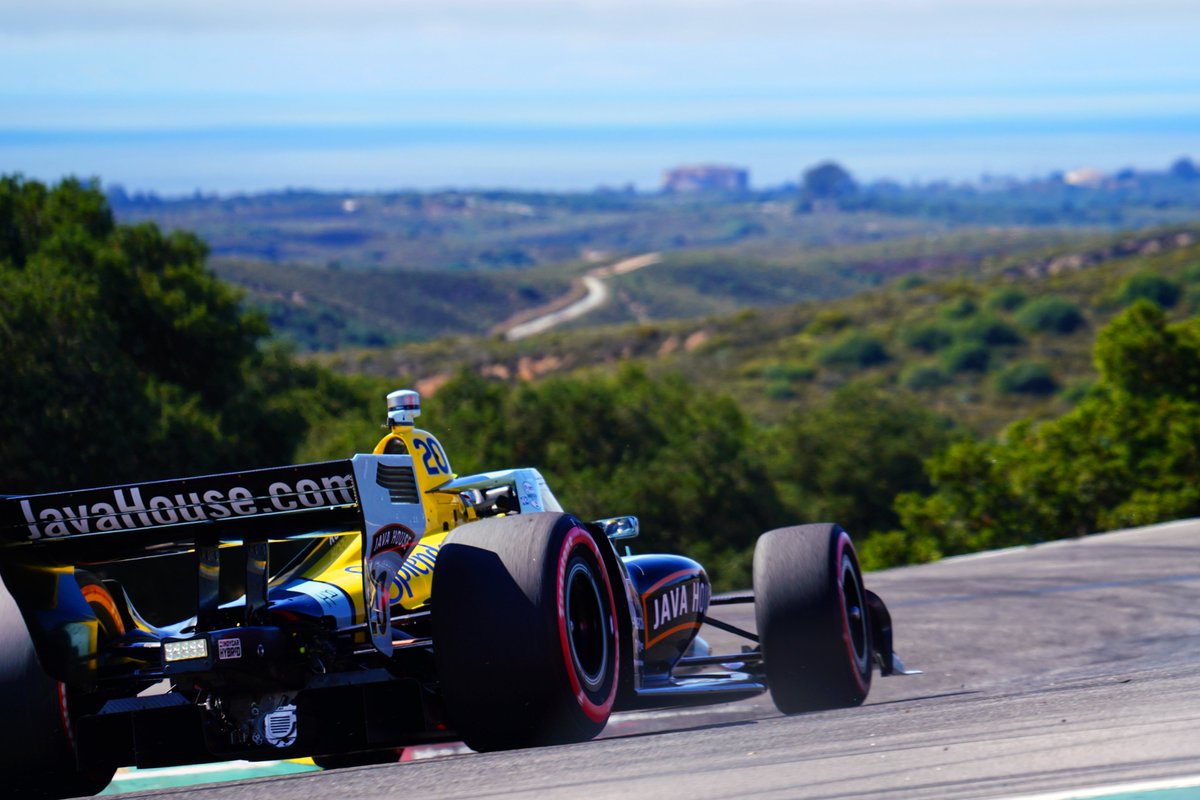 KevinDMotors's tweet image. My favorite photo from warm-up was at the top of the Corkscrew, with Rossi looking out all the way to Monterey Bay (over 6 miles away) before dropping down the hill.
#IndyCar #JavaHouseGP