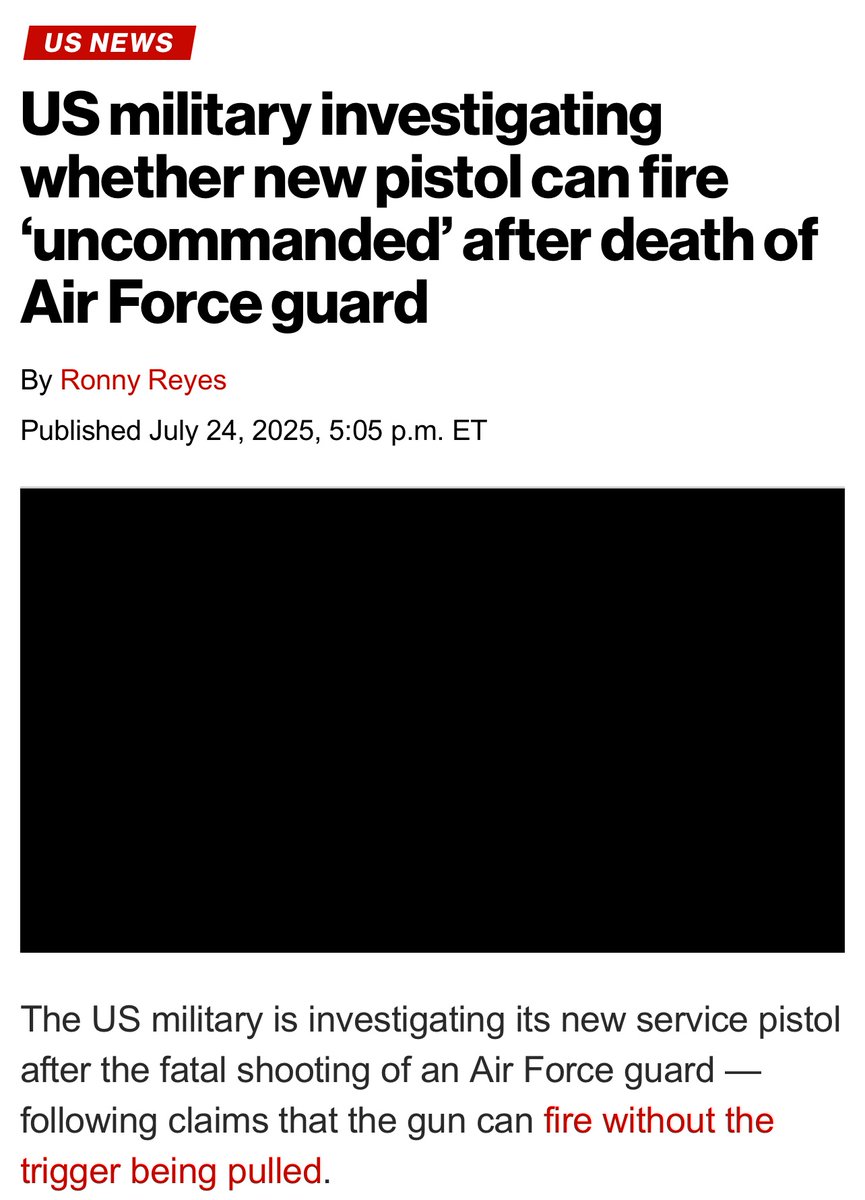 jffstudios_'s tweet image. Do people just not know what a negligent discharge is