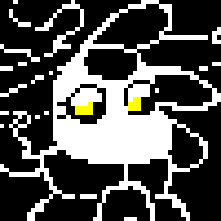 PossiblyK9's tweet image. I should of spent more time on my UT portrait sprite 😭