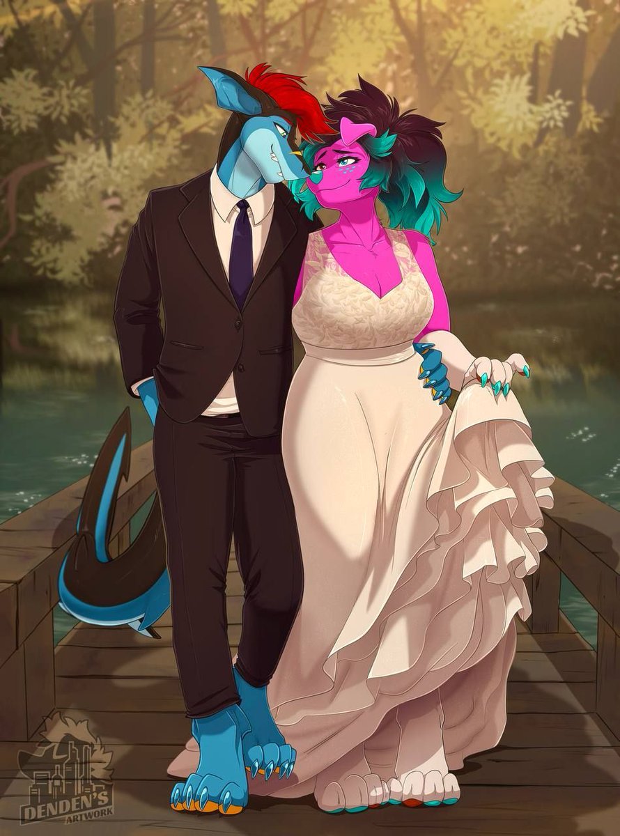 CassMutt's tweet image. As of this post... I am officially married to the love of my life! There are so many words I could share, but for now, I will celebrate our love ππ©·
Art by DenDensArt