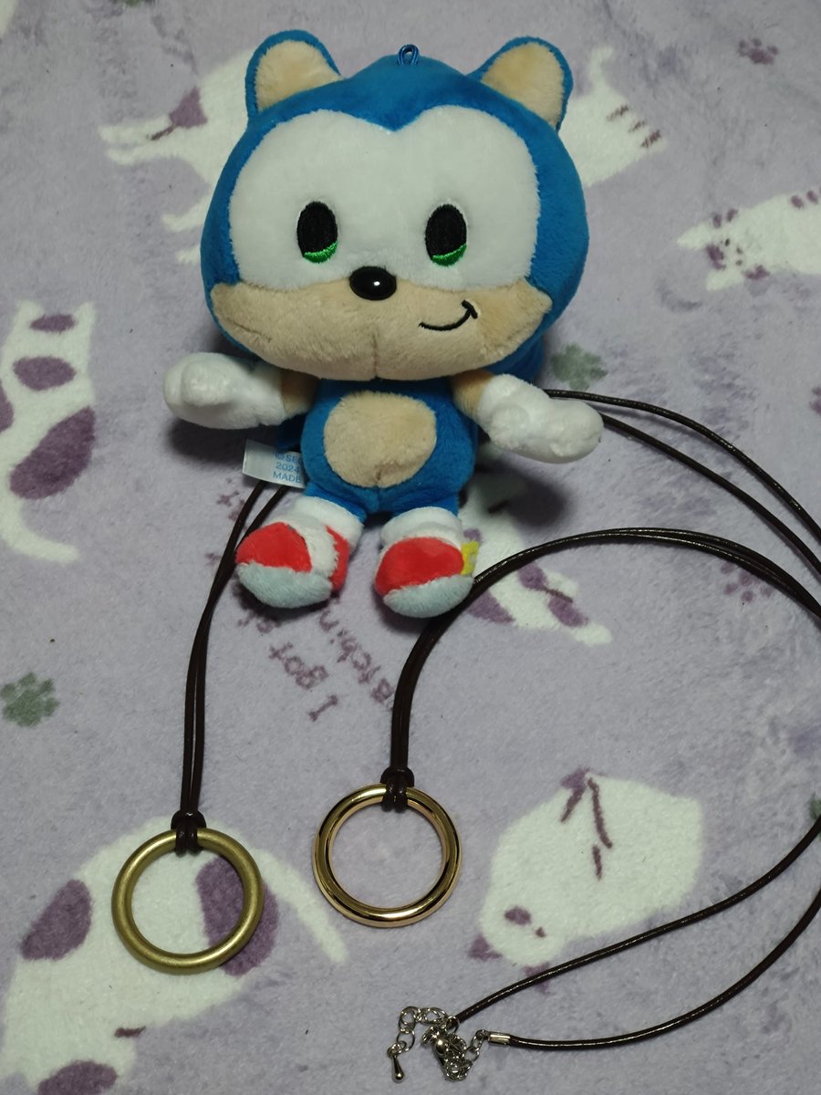 Roen_PSO2ship7's tweet image. 光沢あるリングも買ったからネックレス化した！今回は金具も付けた！
やっぱリングは光沢あるほうがぽいね😊
#ソニかつ