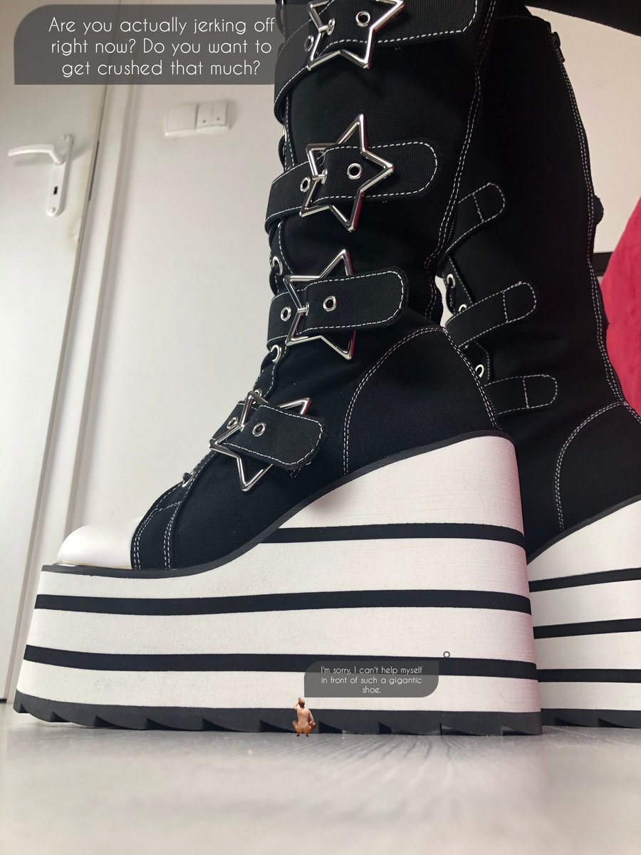 Tiny Tim (@timdejong179) on Twitter photo There was one simple rule if you were a tiny off <a href="/GtsRose/">GTS-Silvia-Rose</a> , dont stain her shoes with your mess. Even though I knew this rule and had seen the consequences with other tinies, I still couldnt stop myself.
#Sizetwitter #feet #giantess #shoes There was one simple rule if you were a tiny off <a href="/GtsRose/">GTS-Silvia-Rose</a> , dont stain her shoes with your mess. Even though I knew this rule and had seen the consequences with other tinies, I still couldnt stop myself.
#Sizetwitter #feet #giantess #shoes