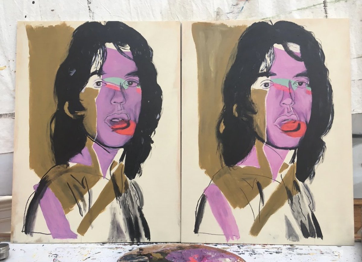 CMichaelGibson's tweet image. Happy 82cd birthday Mick Jagger
Oil on board by Mick Gibson
#cmgsees #MickJagger