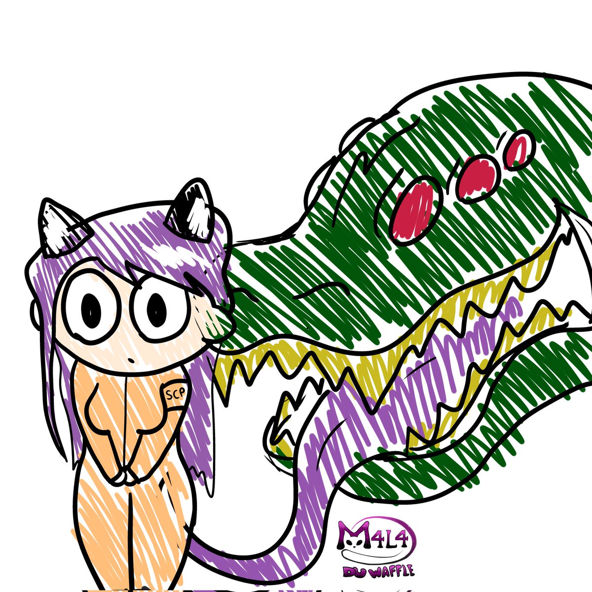maladuwaffle's tweet image. Duduls que debíamos 0w0
Muchas gracias por canjear un cachito de arte felinesco nya 0w0Y