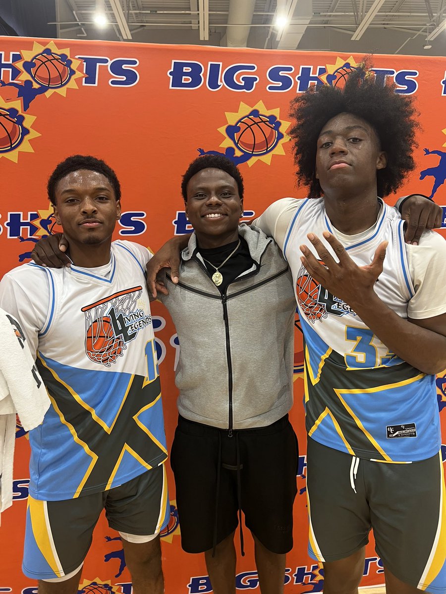 Will Hopkins (UNC Pembroke), Hap Brooks (Belmont Abbey) and Desmon Rose (Odessa College) at #BigShots #SummerNationals 

Hopkins and Rose combined for 46 pts in game 2 today