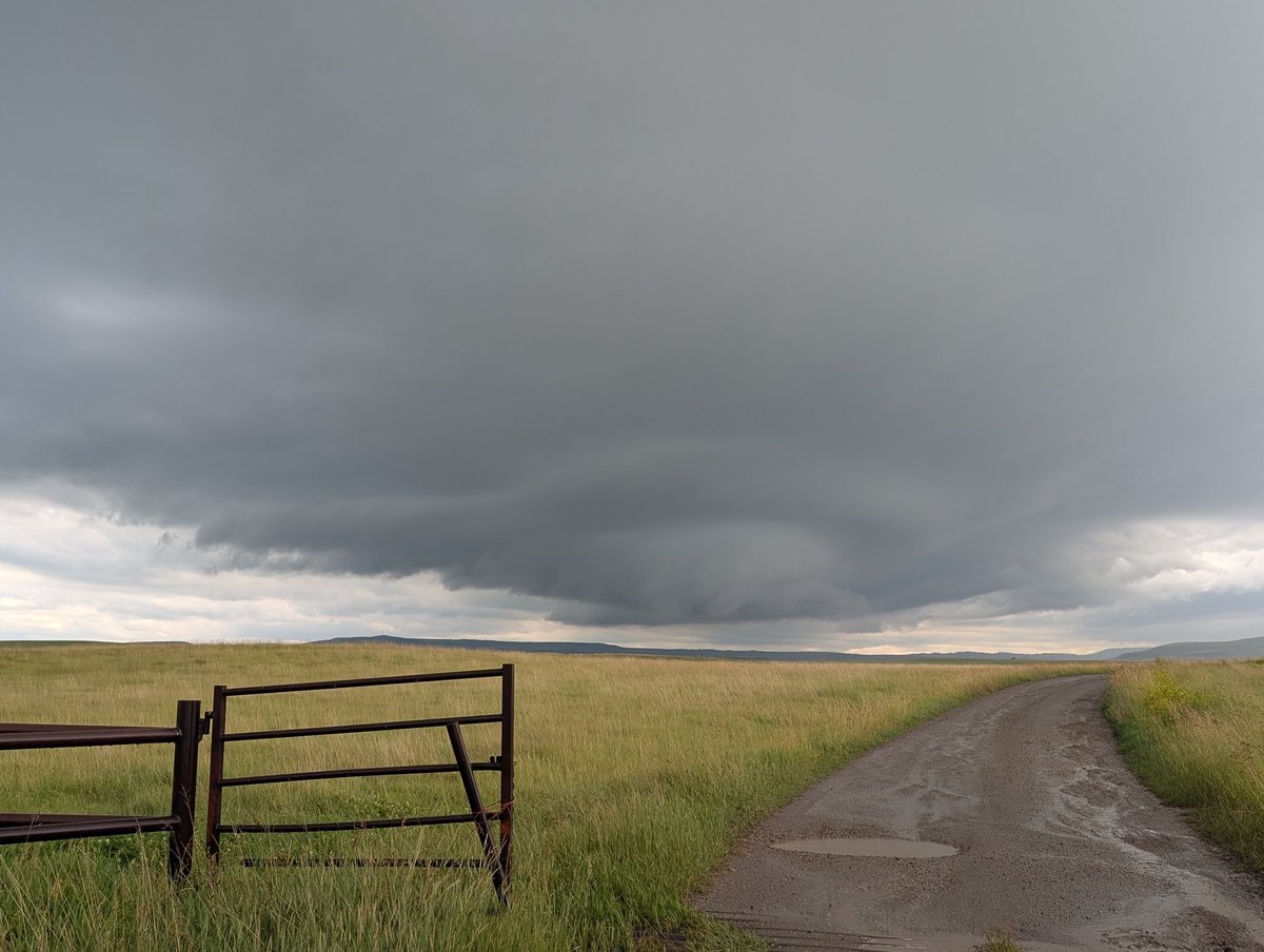 btk_weather's tweet image. Looking west from Nanton AB 6:05pm #abstorm