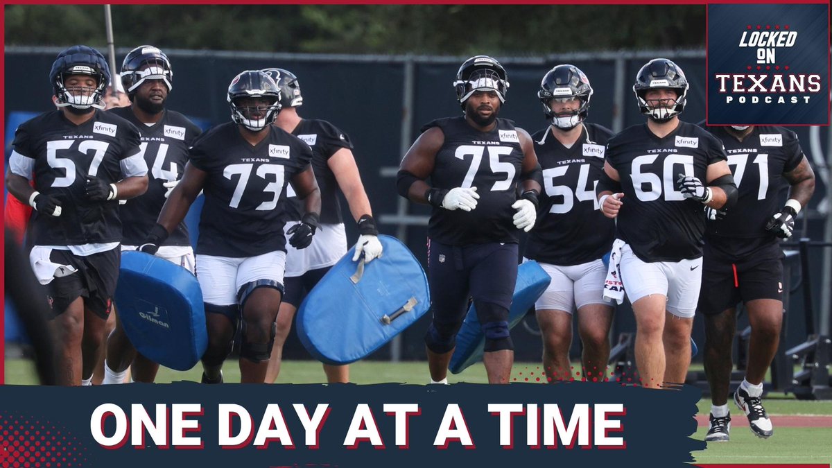 🚨 Day 3 of #TexansCamp = slower pace, BIG takeaways! 💥Good interviews

Inside the bubble, the small details are building something special.

DL Coach Rod Wright on D-Line unsung heroes + his 🖐️ top Houston HS athletes

TE Coach Jake Moreland

🎧 Tap in: linktr.ee/LockedonTexans…
