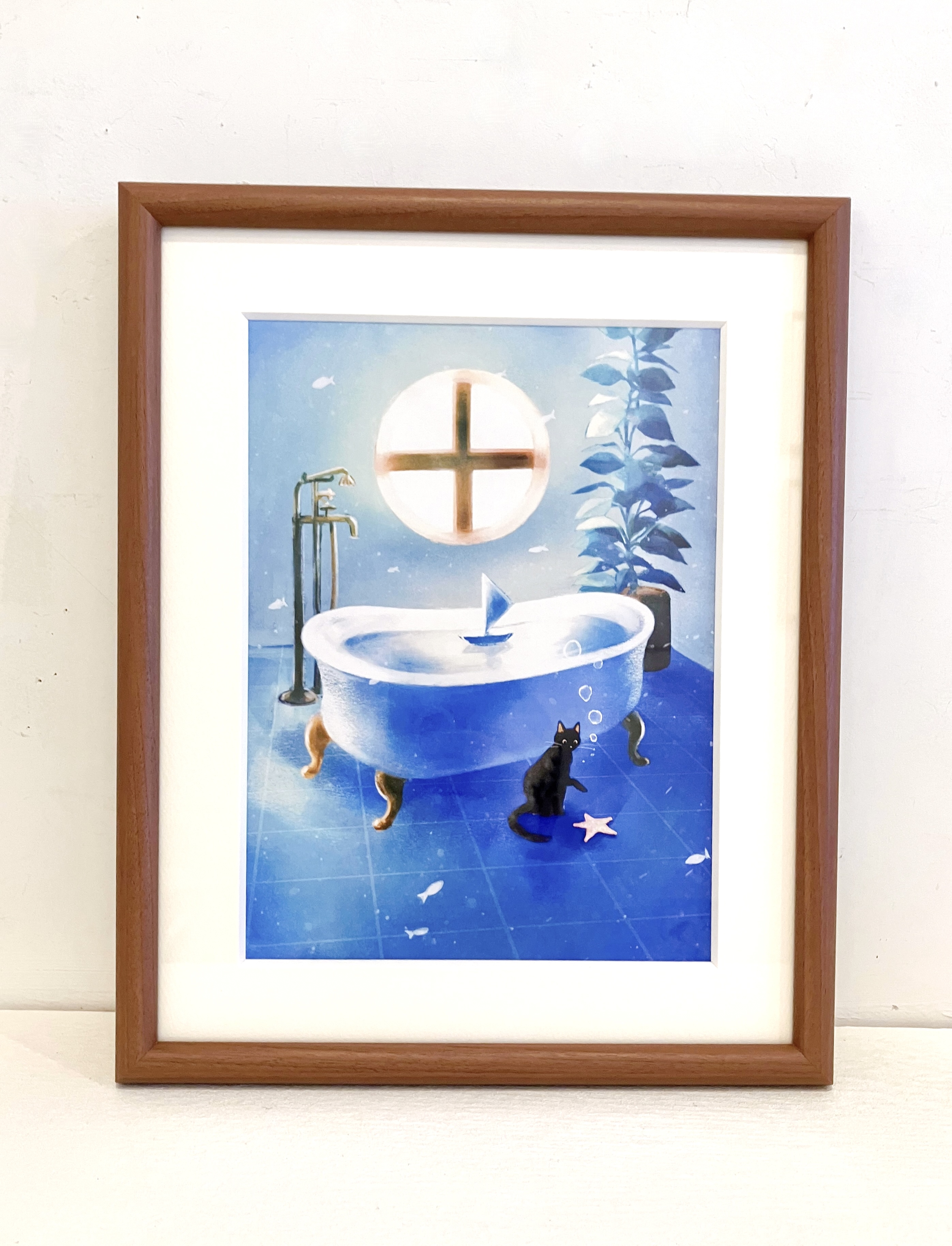 三上浩、【謳歌】、希少な額装用画集より、新品額装付、状態良好 三上浩、【謳歌】、希少な額装用画集より、新品額装付、状態良好