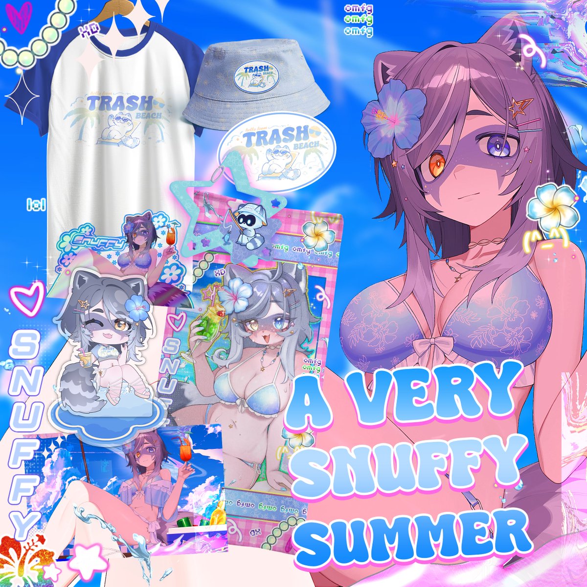 Welcome to Trash Beach!!! Enjoy some fun in the sun with Snuffy's summer drop!

Now available in the 3AM store!!! Link below!