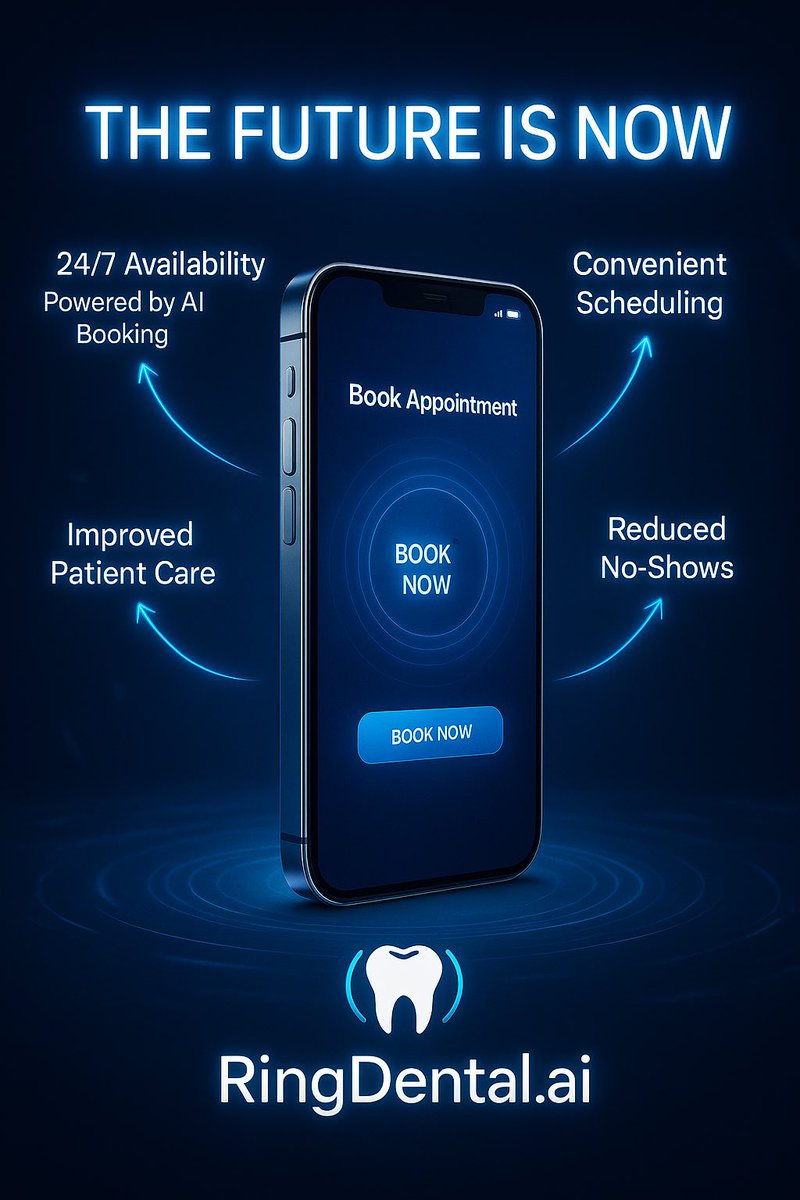 RingDentalAI's tweet photo. Say goodbye to missed calls &amp; hello to 24/7 AI!

🦷 https://t.co/XmuqNnAyxh
✅ Bookings on autopilot
✅ Insurance help
✅ Smart follow-up
✅ Never miss a lead

🔗 Try it now → https://t.co/VO9alGziJm

#DentalAI #VoiceAgent #RingDental https://t.co/b5bkCKgk9B
