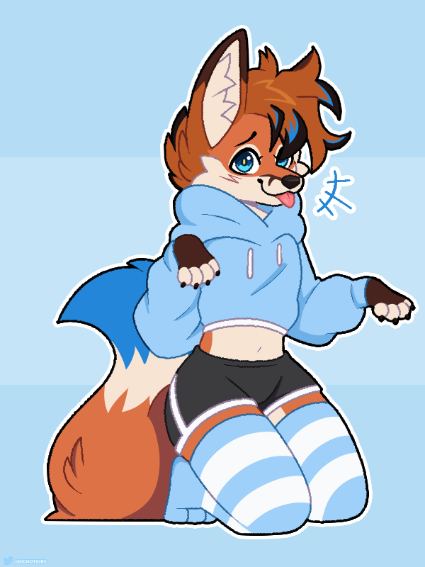 DIGNOTIONS's tweet image. Sticker and fullbody for @firefoxflux !