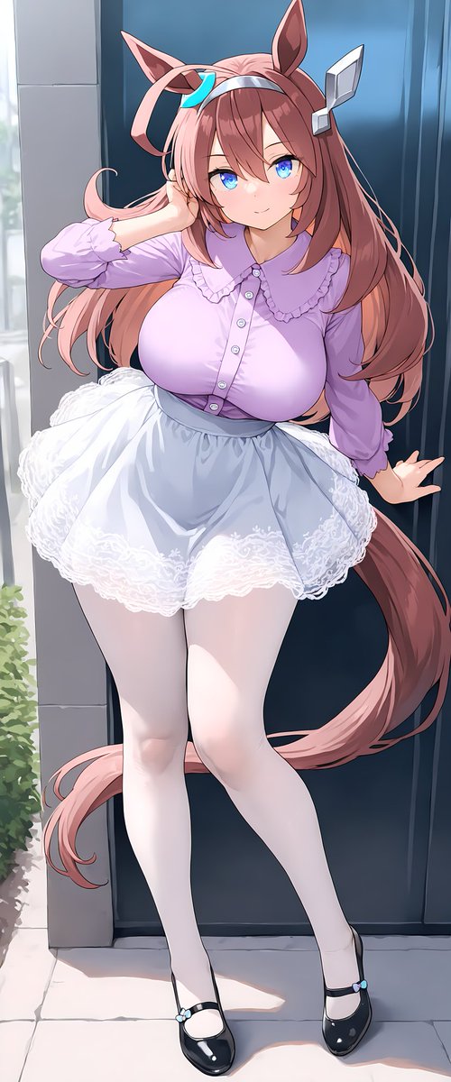 sir0art's tweet image. おはようございます～✨
今日は大人フェミニンな感じにしてみました☀️