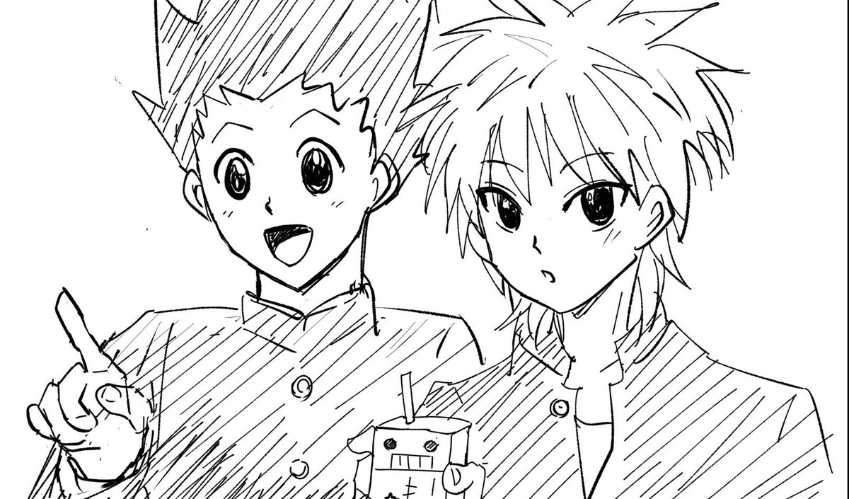 micou0802's tweet image. まえらくがきしてた中高生（？）のゴンキル