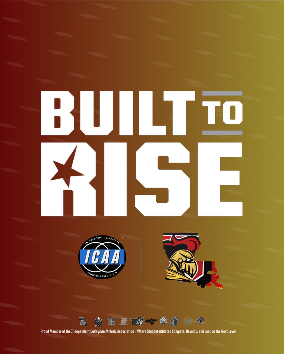 playicaa's tweet photo. Deep in the heart of Louisiana, the LCCC Crusaders are roaring with purpose. Fueled by faith and forged through discipline, our student-athletes are rising to meet every challenge — on the field, in the classroom, and in life. @LouisianaCommu1 https://t.co/42TwFZiGr0