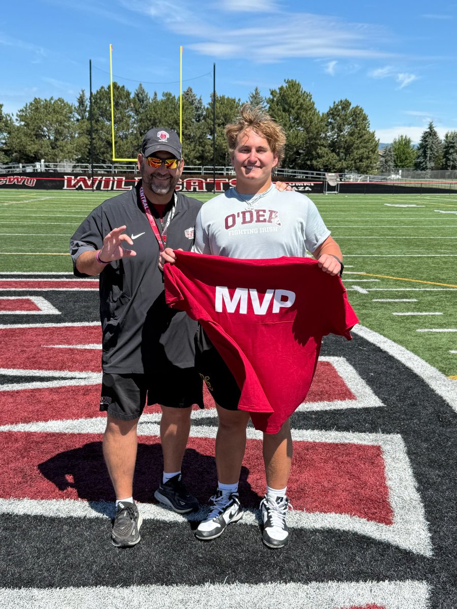 Griffin Matzen (@griffin_matzen) on Twitter photo Thankful for the opportunity to complete today at the <a href="/CWUFB/">CWU Football</a> individual camp! I had a great experience and was awarded Oline MVP! Thank you to the whole staff for making it possible! #gocats
<a href="/CoachFisk/">Chris Fisk</a> <a href="/coachKastens/">Alex Kastens</a> <a href="/coachbradycrane/">Coach Brady Crane</a> <a href="/CoachRipken/">Ripken Braman</a> <a href="/CWUChaseHH/">Chase Harrington</a> <a href="/CWUFB/">CWU Football</a> Thankful for the opportunity to complete today at the <a href="/CWUFB/">CWU Football</a> individual camp! I had a great experience and was awarded Oline MVP! Thank you to the whole staff for making it possible! #gocats
<a href="/CoachFisk/">Chris Fisk</a> <a href="/coachKastens/">Alex Kastens</a> <a href="/coachbradycrane/">Coach Brady Crane</a> <a href="/CoachRipken/">Ripken Braman</a> <a href="/CWUChaseHH/">Chase Harrington</a> <a href="/CWUFB/">CWU Football</a>