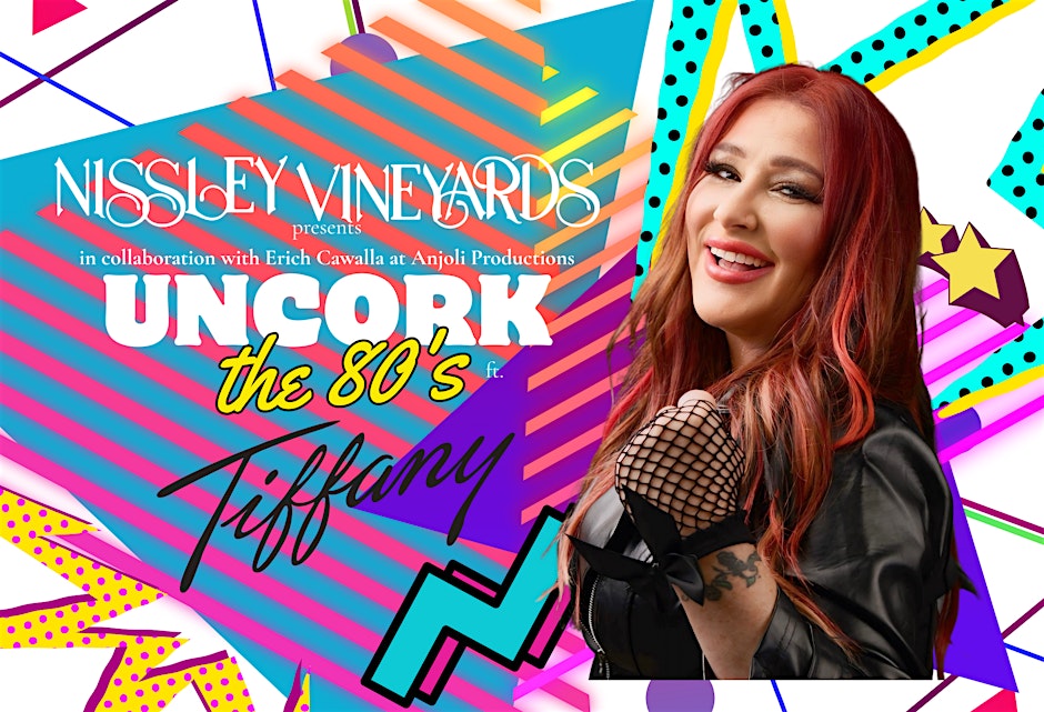 Get ready to "UNCORK THE 80'S" at Nissley Vineyards on September 13, 2025. See you there! tiny.cc/c2cq001
