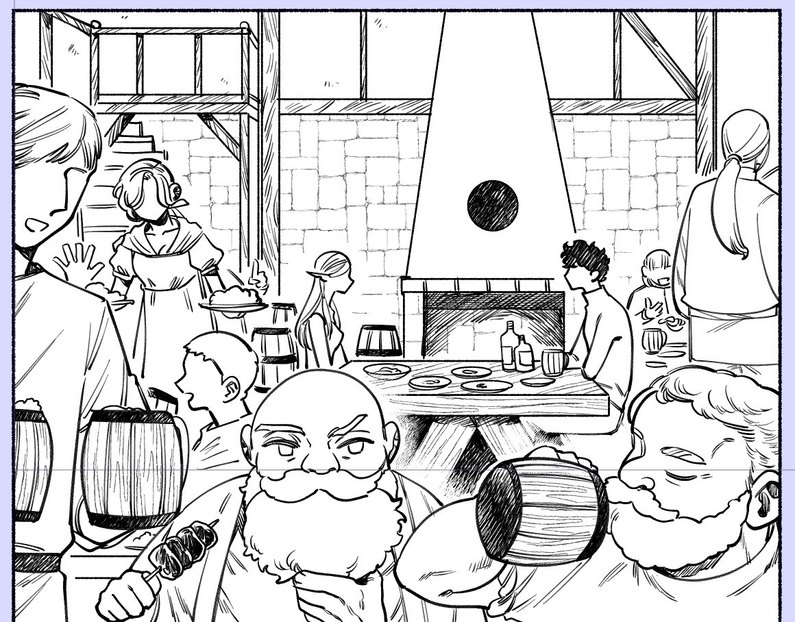 kbms_0503's tweet image. モブ描くの楽しい〜