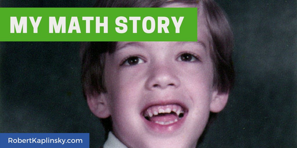robertkaplinsky's tweet image. Have your experiences as a math student been rocky like mine? Here's my story. I'd love to read about yours too. #MyMathStory
robertkaplinsky.com/my-math-story/