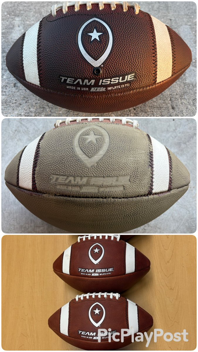 Footballs are prepped and ready for some blurrrs!!
#FootballSeason #ProtectTheNest
#EaglePride 🦅