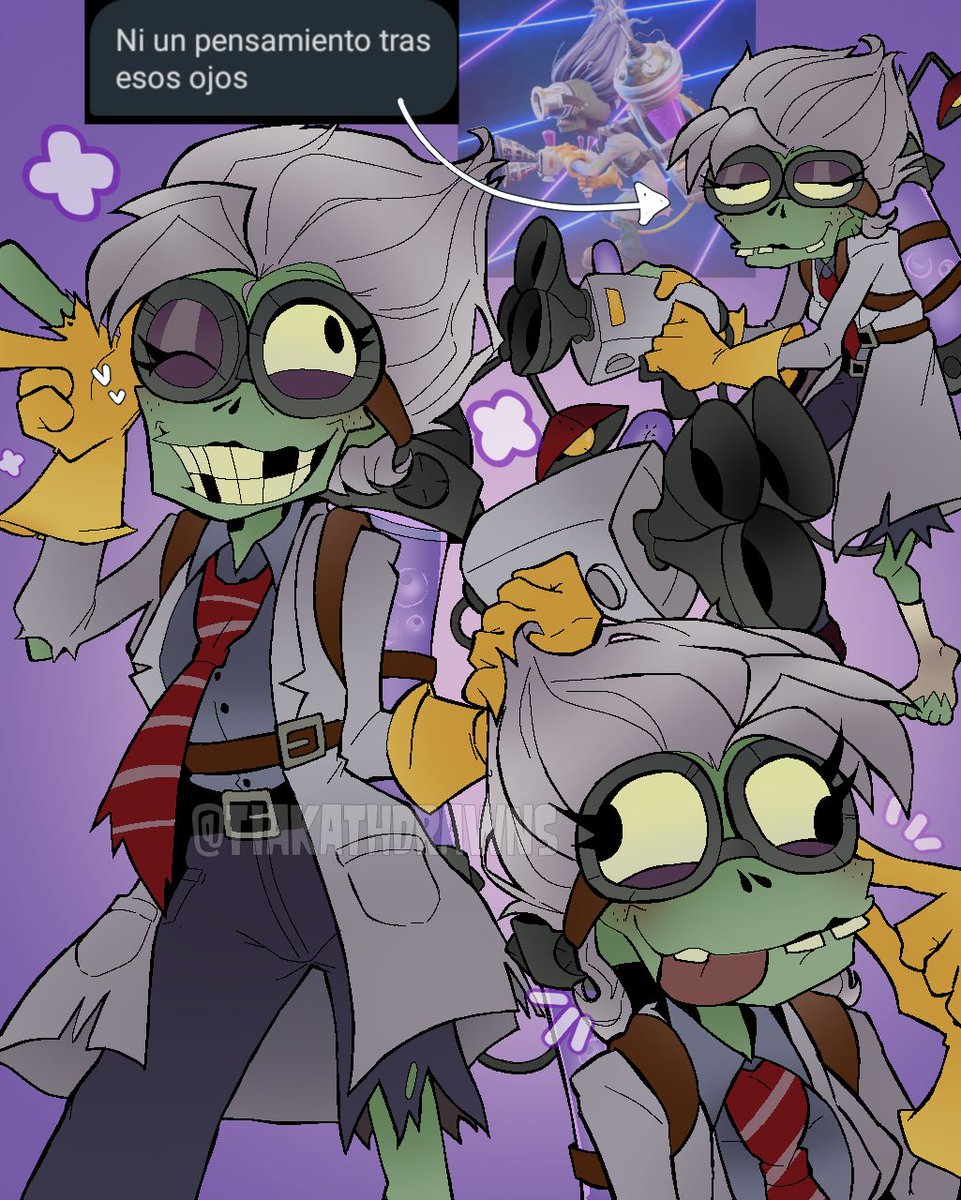 TiakathDrawns's tweet image. SCIENTIST ZOMBIE💜🧟♂️ Genderswap/genderbend
.
.
.
.
#pvzGW #pvzBFN #pvz