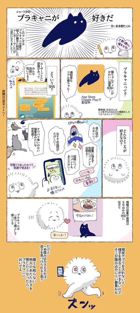 bccsns's tweet image. ブラキャニはコメントのしやすさともらいやすさに全力を注いだショートSNSアプリです