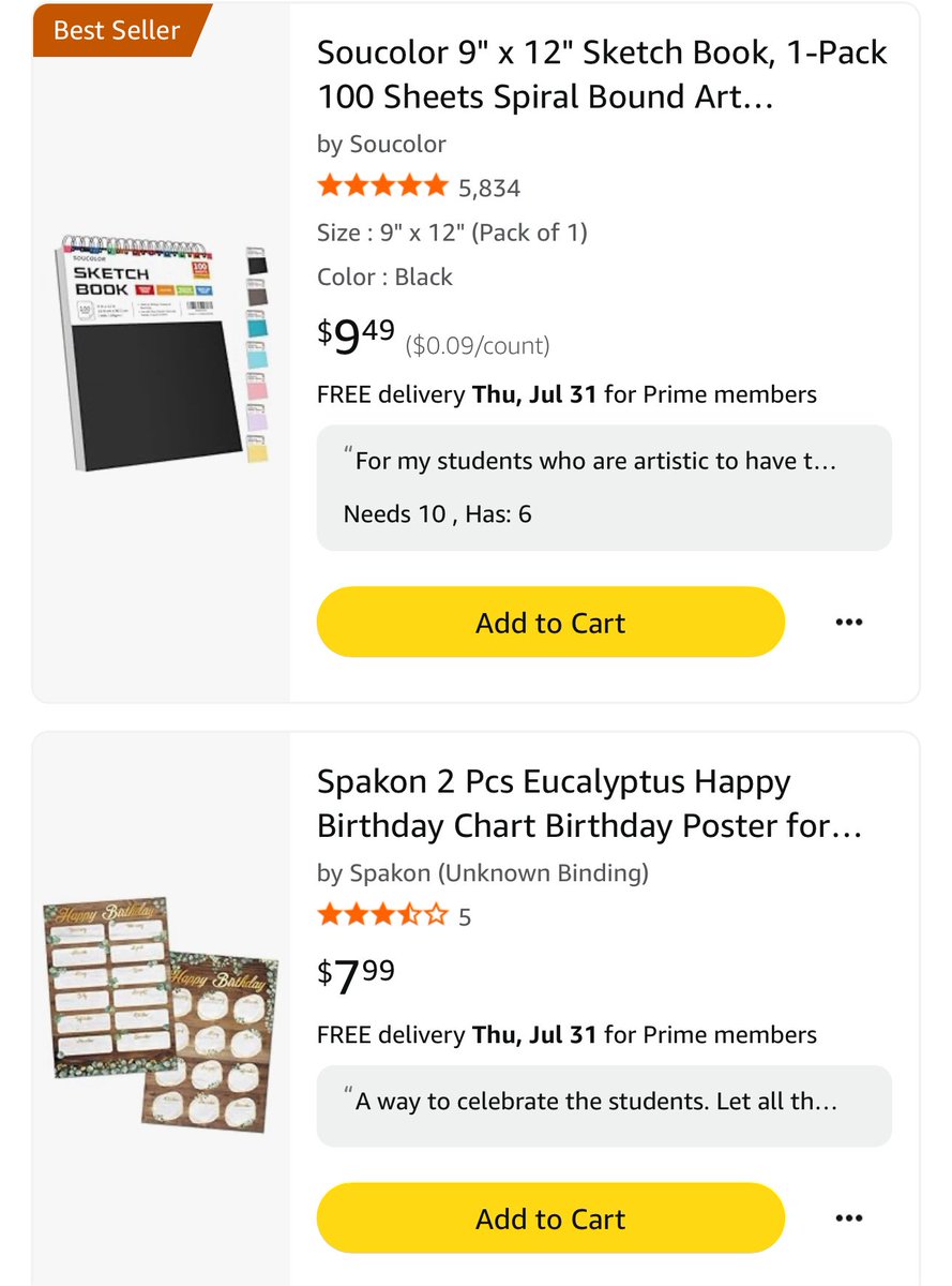 music_shores's tweet image. Can anyone help? Under $10 RT or sprinkles greatly appreciated!!!! 

amazon.com/hz/wishlist/ls…
#AmazonWishlist #teachersoftwitter #teachershelpingteachers #teacherlife #clearthelists #SupportAClassroom #SupportTeachers #amazonwishlist #clearthelist2025 #TeachingFeeling #saturdayfun