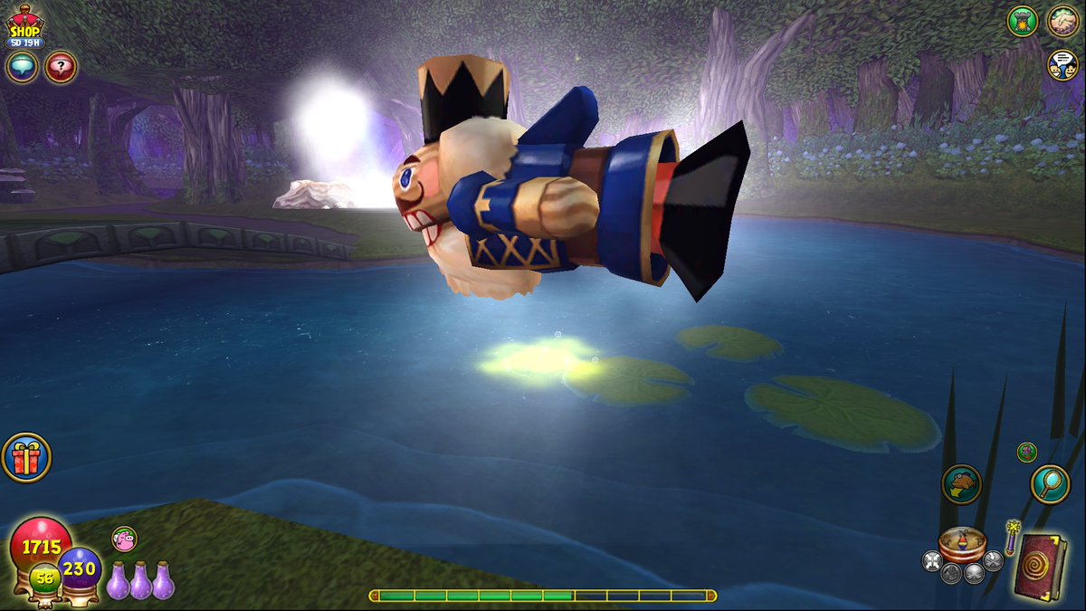 awizard_from_oz's tweet image. Don't forget to catch the Christmas fish today before it ends this weekend.
I just get them from home ponds.
Botanic Gardens is favorite.
Reveal school to see the 1 Myth YuleToy Fish, Reset then Winnow Life it's usually a dead slow fish. #Wizard101