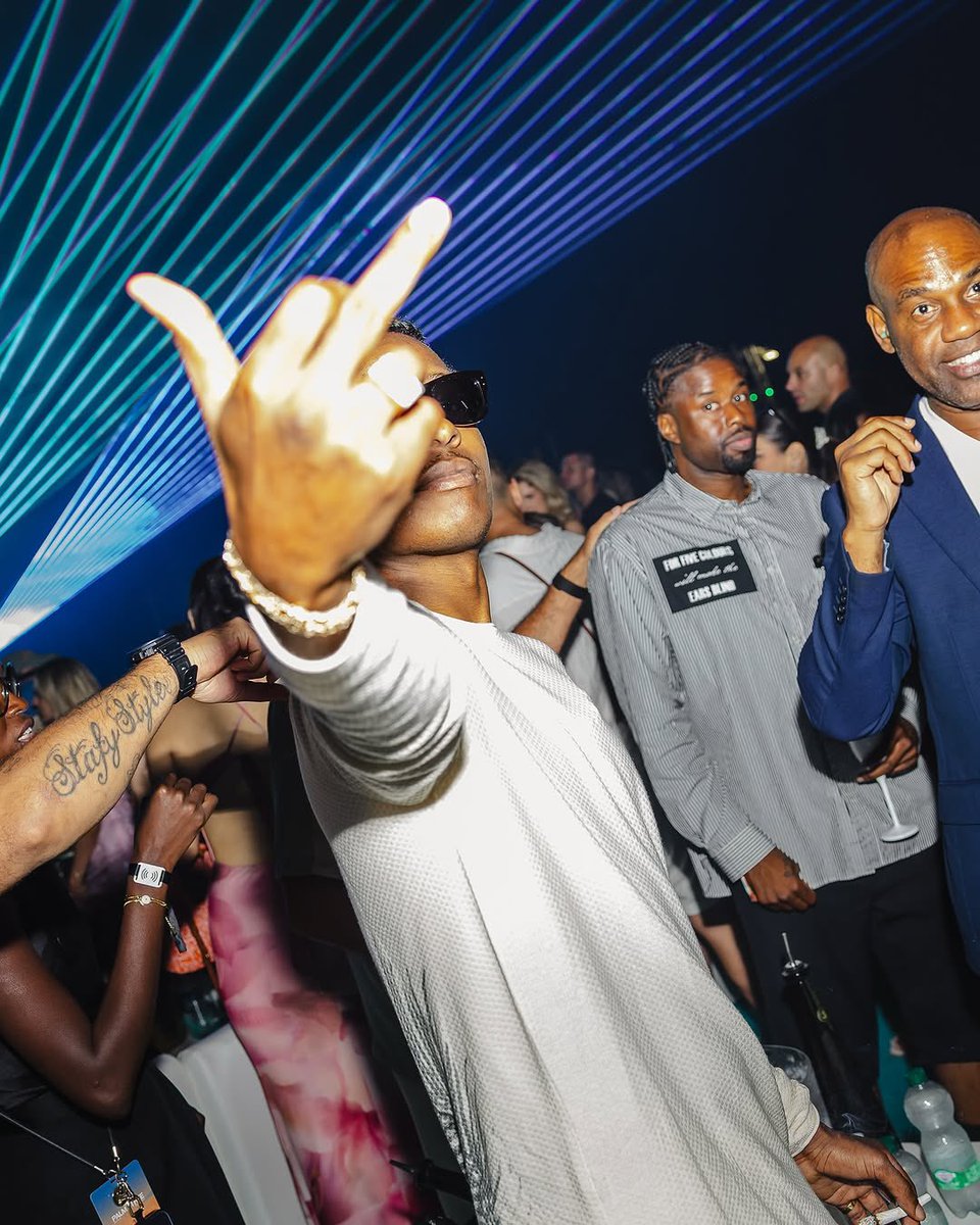 fentyxawge's tweet image. A$AP Rocky at The Palm Club