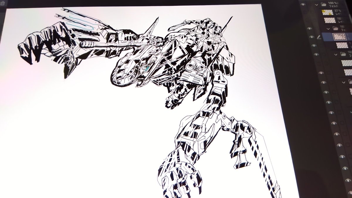 climbing_irons's tweet image. ヘキサギアイベント絵進捗。
何とか間に合いそう