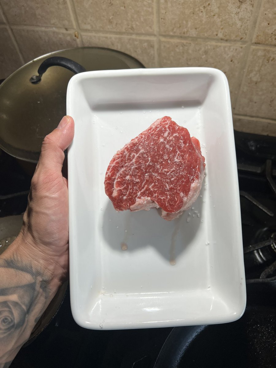 BHern86's tweet image. Tonight’s filet minion or whatever it’s called