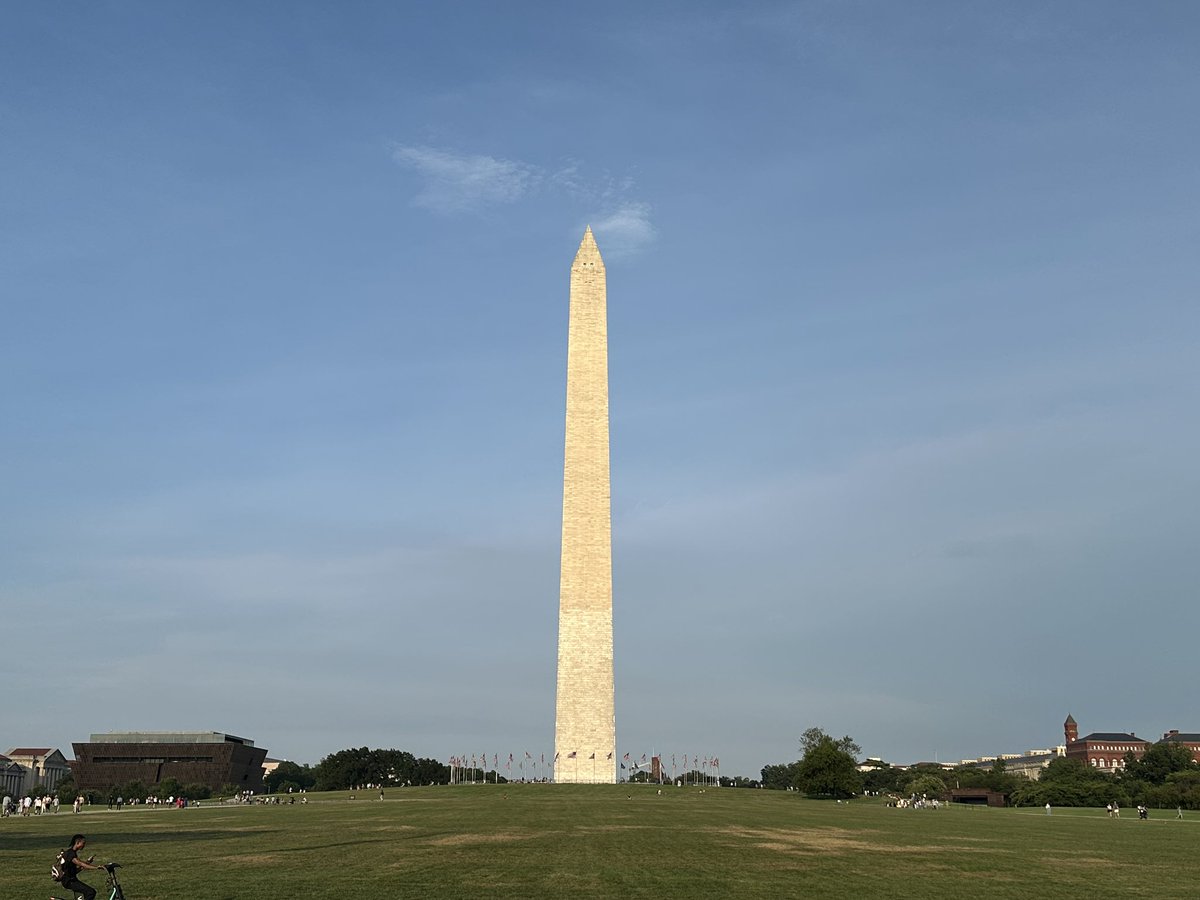 ashleysgamble's tweet image. Greetings from a scorching Washington DC