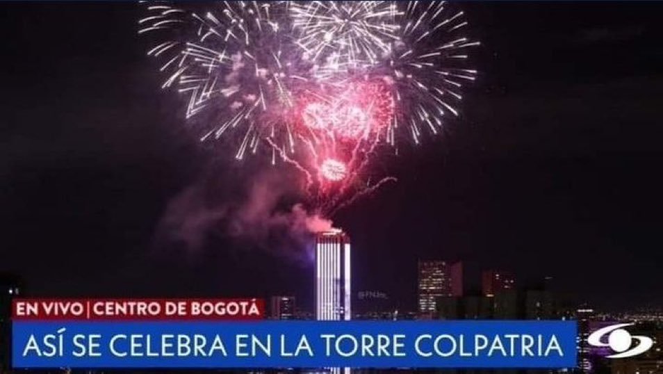 Kadacabello's tweet image. Colombia celebrando que Westcol haya perdido:
#LaVeladaDelAñoV