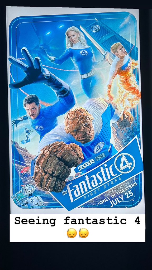 Moss_is_alt's tweet image. About to watch fantastic 4 🙌