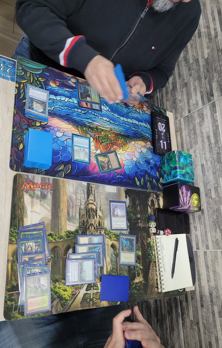 VampiricTutor_'s tweet photo. Today at @MagicLair we saw some classic cards, decks and games that we love. Psychatog vs Masticore (Survi Rock) & Madness vs Enchantress (Replenish). Pure good olf frame 🙌 #premodernmtg @premodernmagic #mtg #oldframe https://t.co/Ph1l5qxAvs