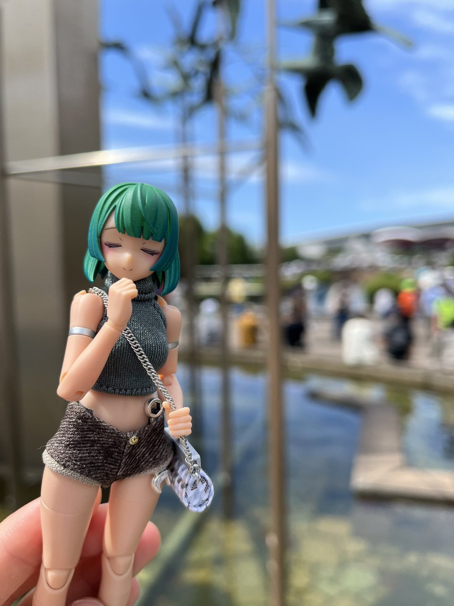 Denno_1120's tweet image. 到着！幸いにも海風が強くて太陽も雲に隠れがちなので比較的涼しい！！