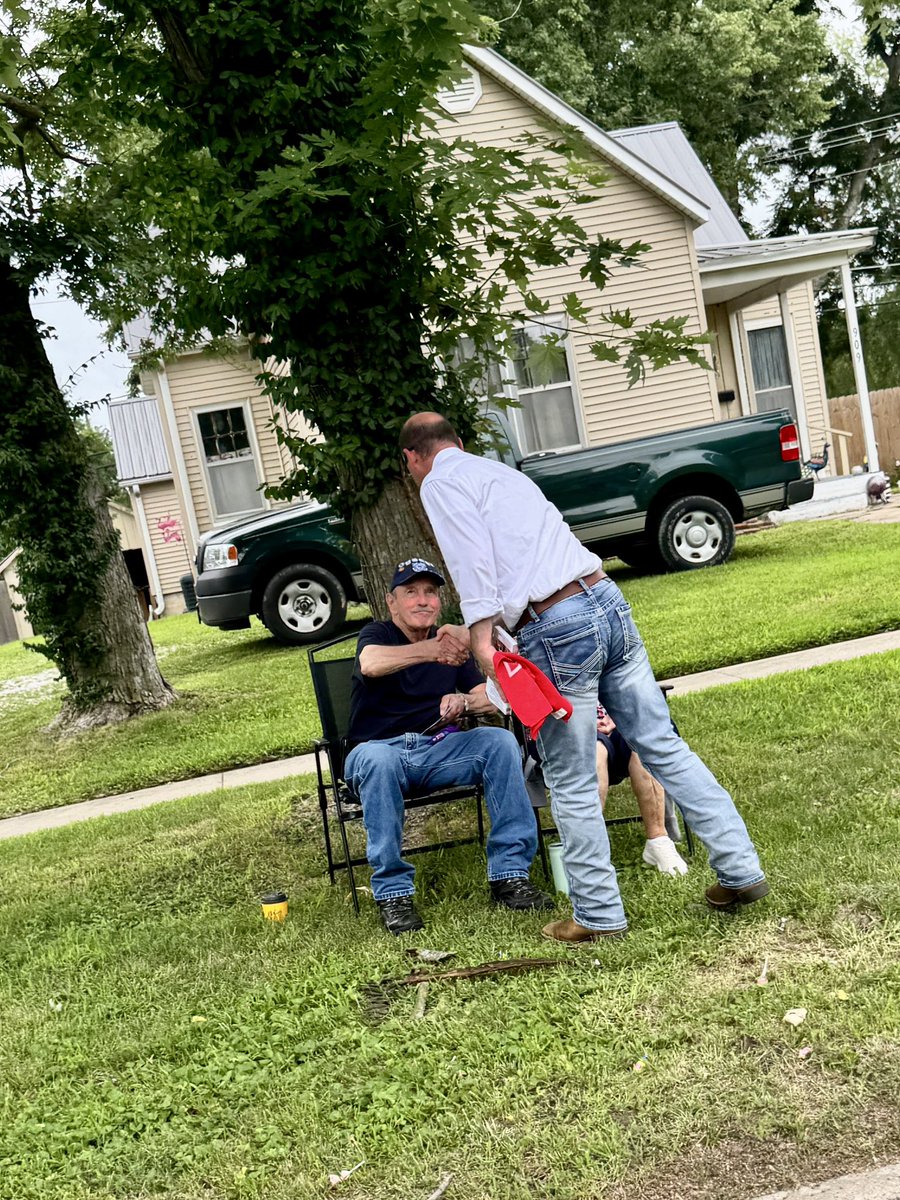 Marion County Fair Parade 2025. Great people! 
#missouri #Conservative #republican #barnhart4mo