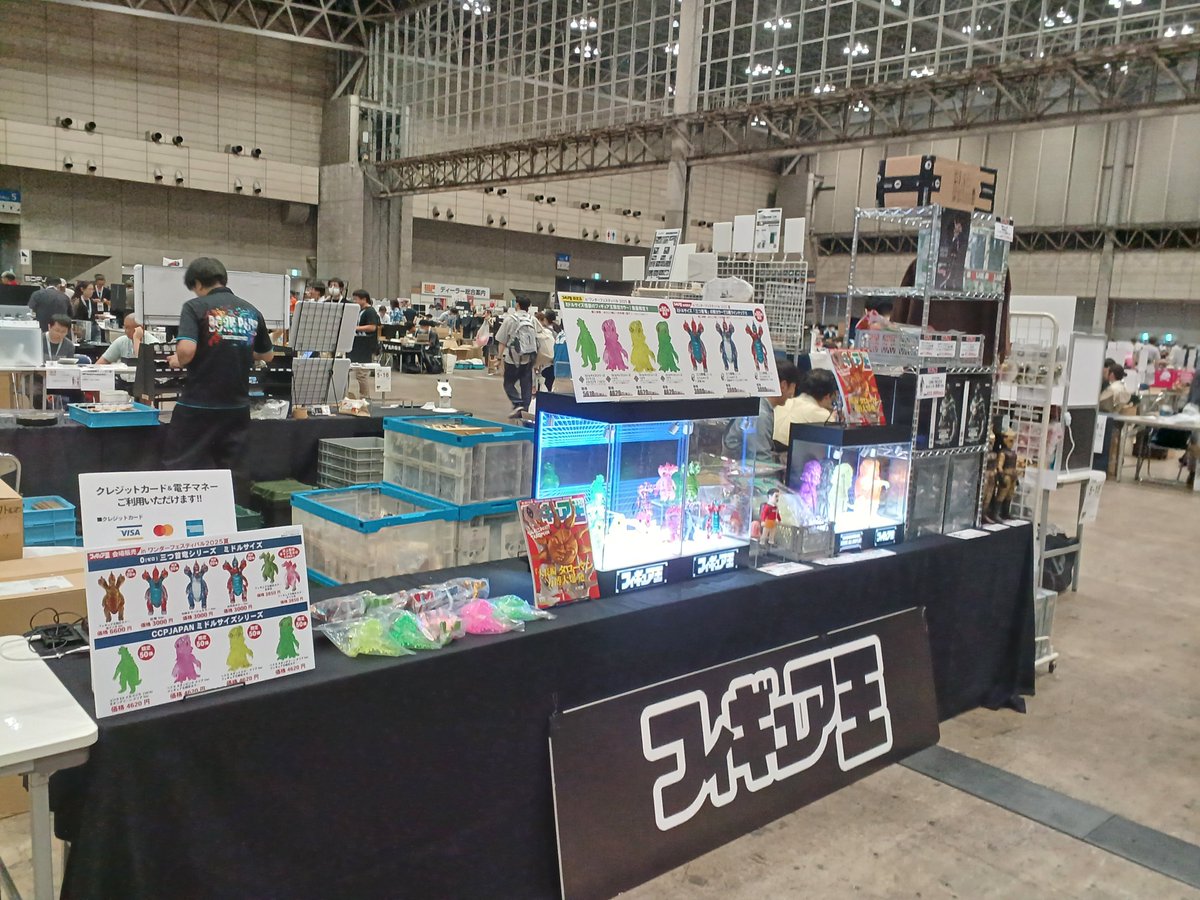 mono_shop's tweet image. #ワンダーフェスティバル2025夏 の設置作業完了!!
#フィギュア王 ブースはホール5で5-15-10です。
ぜひお立ち寄りください。
#ワンフェス #WF2025S