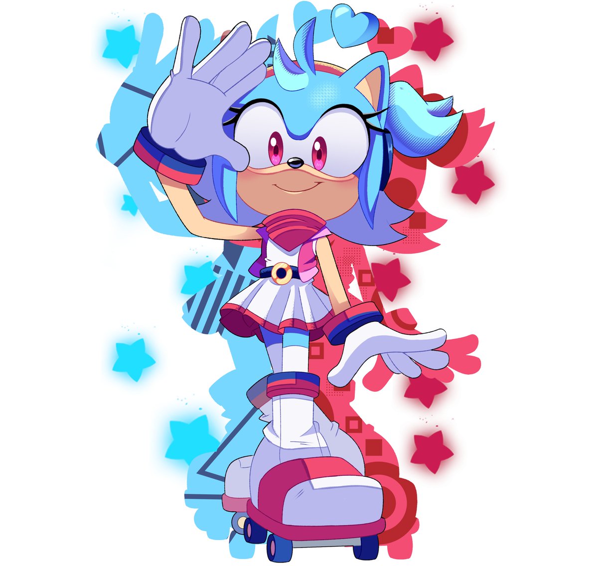 SoraStarlightVT's tweet image. Blue~~~~Pink
