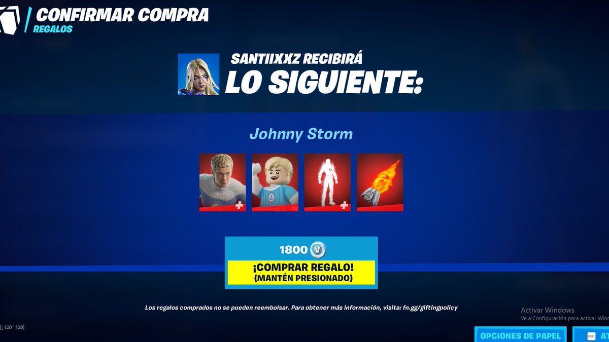 darlingeoR's tweet image. 🚨 ENTREGANDO SKINS 🚨
Voy a dar 20 skins de LOS 4 FANTÁSTICOS en Fortnite 🔥
Ya van 10/20 skins entregadas 🎁
¿Quieres la tuya?